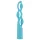You2Toys Fabulous - vibrator z 3 motorji - akumulatorski - modra