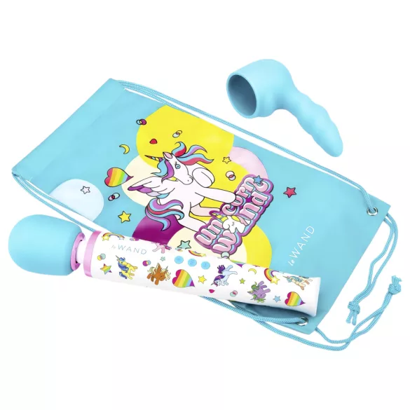 le Wand Unicorn - masažni vibrator set - mavrica