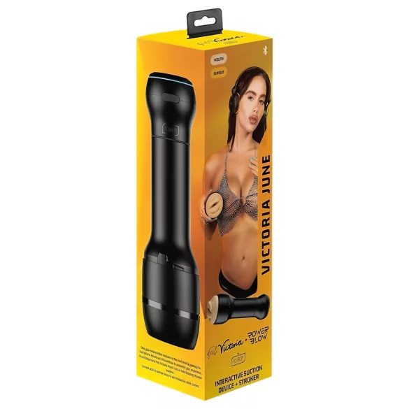 Kiiroo - moški masturbator s funkcijo oralnega seksa - črna