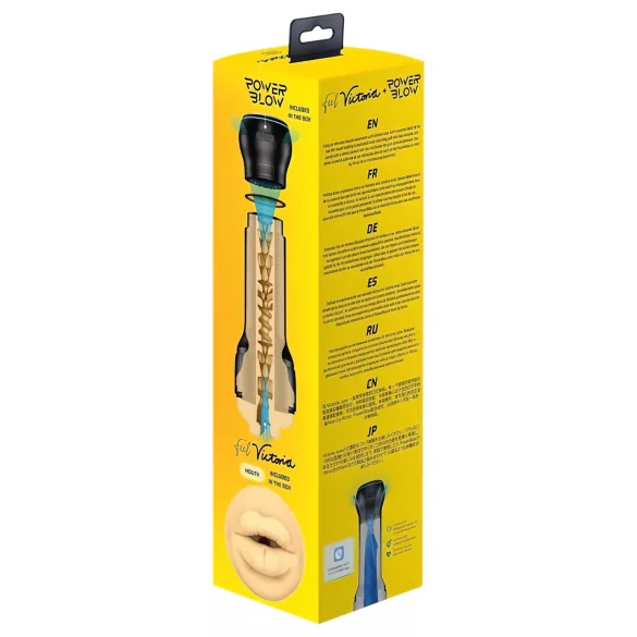 Kiiroo - moški masturbator s funkcijo oralnega seksa - črna