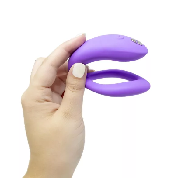 We-Vibe Sync O - Aplikacijo nadzorovan vibrator za pare (vijoličen)