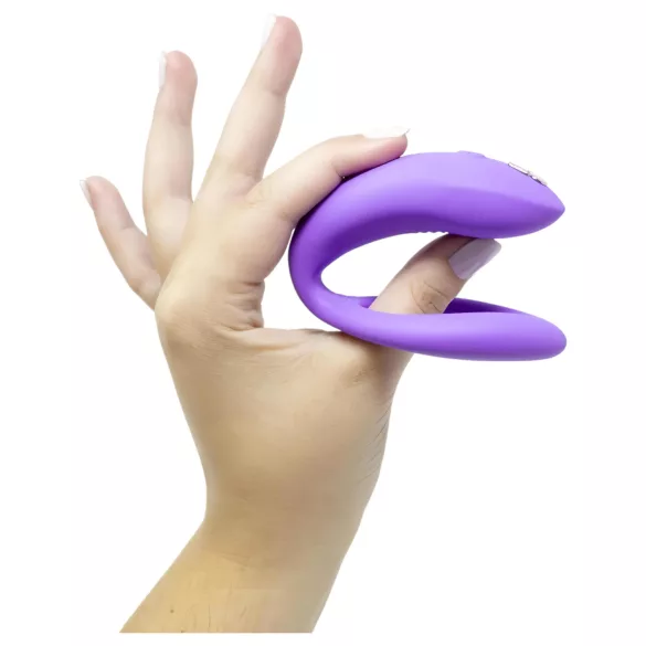 We-Vibe Sync O - Aplikacijo nadzorovan vibrator za pare (vijoličen)