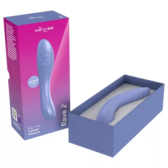 We-Vibe Rave 2 - aplikacijsko voden vibrator za G-točko (moder)