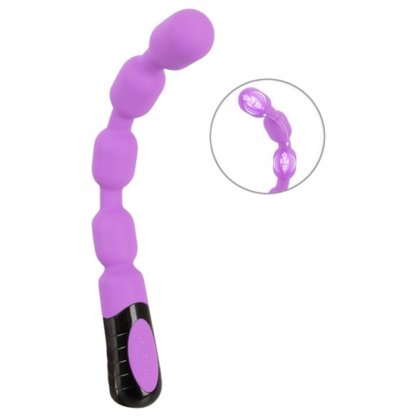 You2Toys - perlasti vibrator za točko G in P (vijoličen)