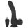 Naked Addiction - vrtljivi realistični dildo (črn)