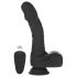 Naked Addiction - vrtljivi realistični dildo (črn)