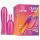 Durex Tease & Vibe - palčni vibrator z zajčjo stimulatorjem klitorisa (roza)