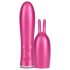 Durex Tease & Vibe - palčni vibrator z zajčjo stimulatorjem klitorisa (roza)