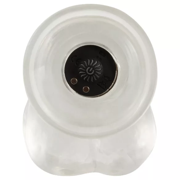 Crystal - vibrator s prisesno podlogo (prozoren)