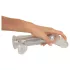 Crystal - vibrator s prisesno podlogo (prozoren)
