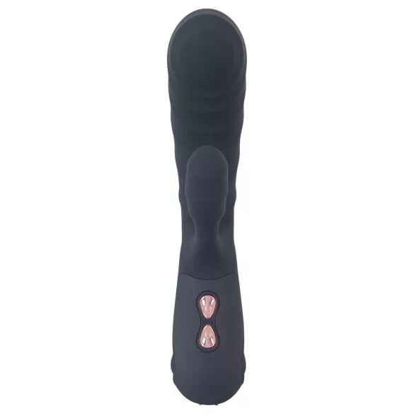 You2Toys - Oh! Rabbit vibrator z nastavkom za klitoris (črn)