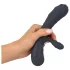 You2Toys - Oh! Rabbit vibrator z nastavkom za klitoris (črn)
