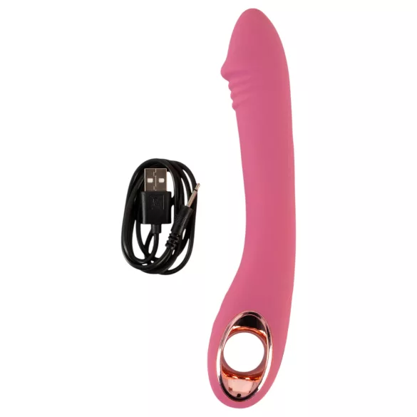 You2Toys - vibrator za G-točko - polnjenje USB - roza
