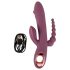 You2Toys - polnilni trojni vibrator (vijoličen)