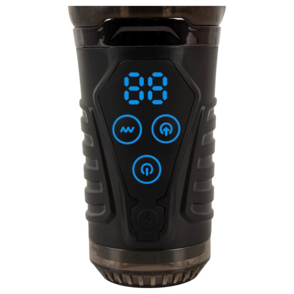 Stroker - masturbator z vakuumom in vibracijami - siva