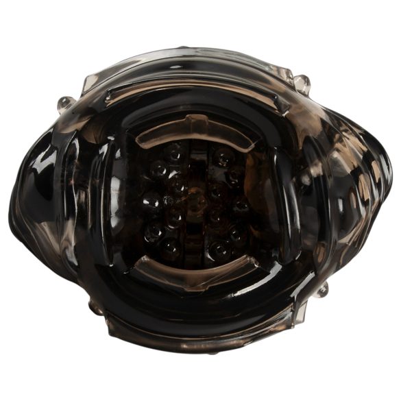 Stroker - masturbator z vakuumom in vibracijami - siva