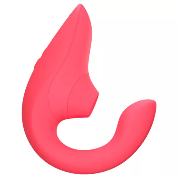 Womanizer Blend - vibrator za G-točko in klitoralni stimulator (koralni)