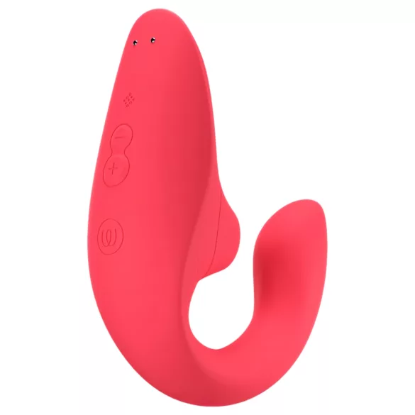 Womanizer Blend - vibrator za G-točko in klitoralni stimulator (koralni)