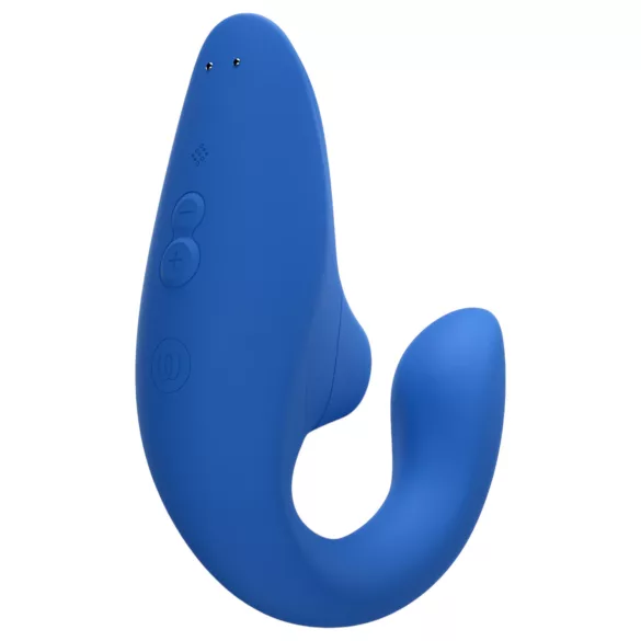 Womanizer Blend - vibrator za G-točko in klitoralni stimulator (moder)