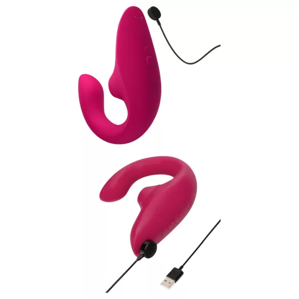 Womanizer Blend - vibrator za točko G in klitoralni stimulator (roza)