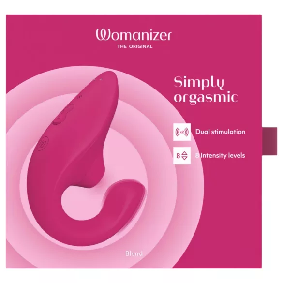 Womanizer Blend - vibrator za točko G in klitoralni stimulator (roza)