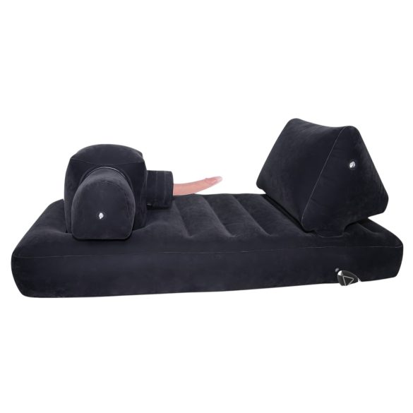 You2Toys Velvet Luxury – seks stroj z vgrajeno posteljo (črna)
