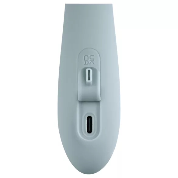 Svakom Chika - aplikacijsko vodeni vibrator s klitoralno ročico (siv)