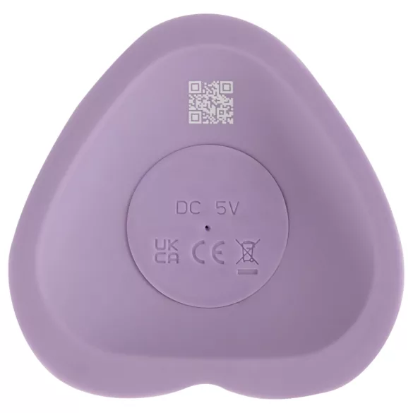 You2Toys - vibrator v obliki srca - vijoličen