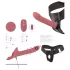You2Toys - nastavljiv vibracijski set pripomočkov - rdeča