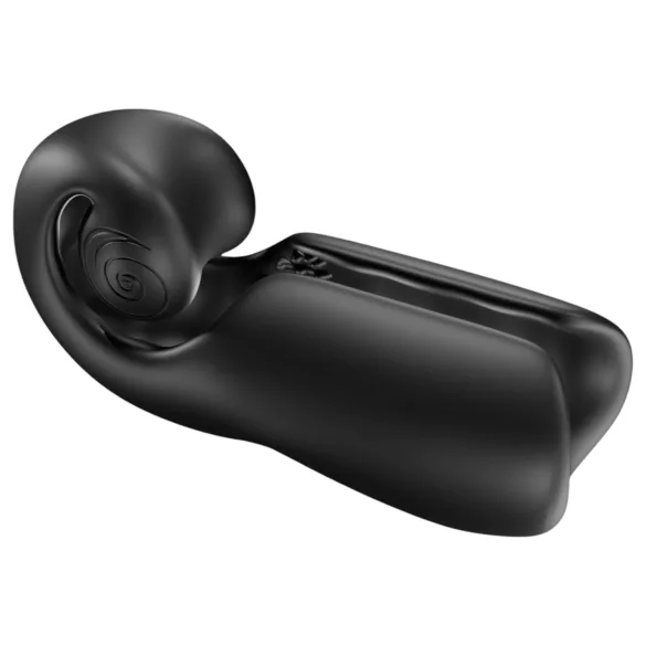 SVibe EVO - moški masturbator - vodoodporen, akumulatorski - črn