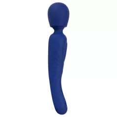 Smile - 2 v 1 jezikovni masažni vibrator (moder)