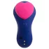Smile RC Panty - vibrator za hlačke z daljinskim upravljanjem - modra