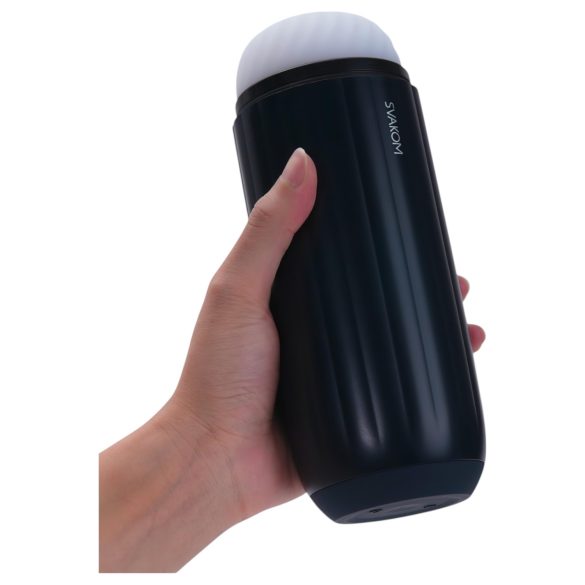 Svakom Sam Neo 2 - pametni masturbator (črno-belo)