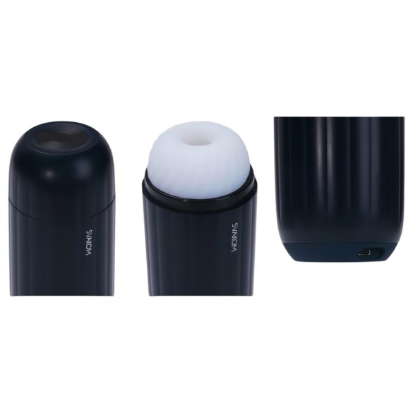 Svakom Sam Neo 2 - pametni masturbator (črno-belo)