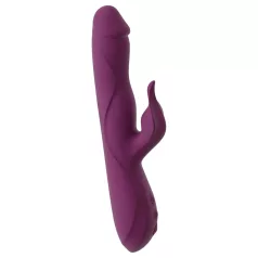   Javida - vibrator z gibanjem, rotirajočimi kroglicami, 3v1 - vijoličen