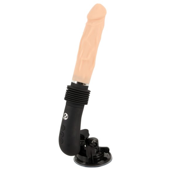 You2Toys RC Sex Stroj - potisni vibrator (črna)