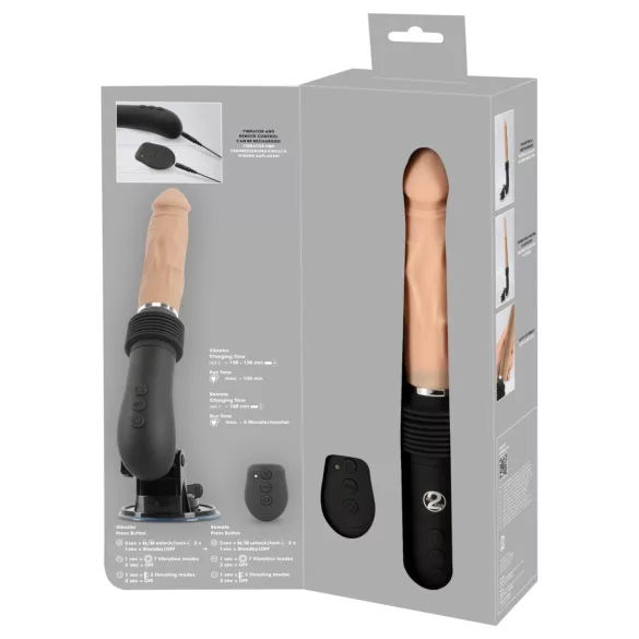 You2Toys - stroj za avtomatsko penetracijo - vibrira, premika - naravna barva