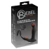 Rebel - vibrator za prostato z iztiskanjem - črn