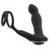 Rebel - potisni masažni vibrator za prostato (črna)