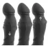 Rebel - vibrator za prostato z iztiskanjem - črn
