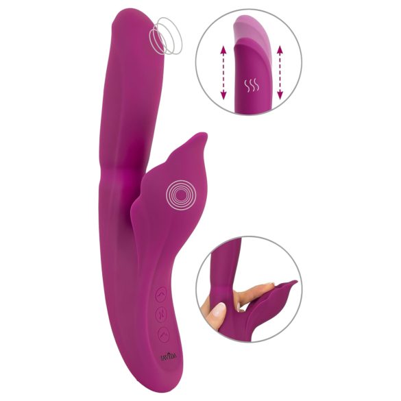 Javida - 4v1 G-točka in klitoris stimulator vibrator (vijoličen)