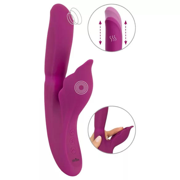 Javida - vibrator za G-točko in klitoris 4v1 - vijoličen
