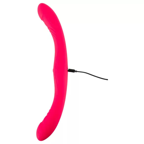 Couples Choice - vibrator za pare - dvojni konec - roza