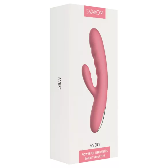 Svakom Avery - vibracijski stimulator z gibljivim krakom za klitoris - roza