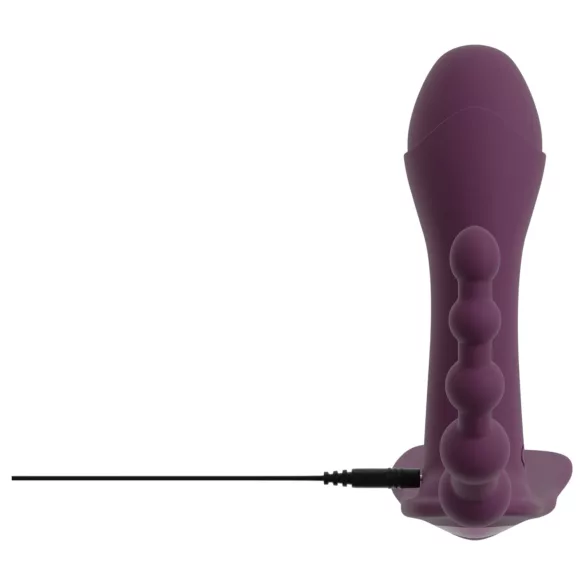 Beau Coeur Ariva - vibrator za hlačke 3v1 - vijolična