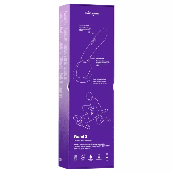 We-Vibe Wand 2 - Masažni vibrator z upravljanjem prek aplikacije