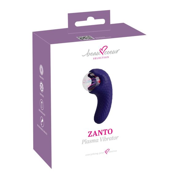 Beau Coeur Zanto - vibrator z več načini - modra