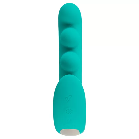 Beau Coeur Sylora - biserni 2v1 vibrator (zelen)