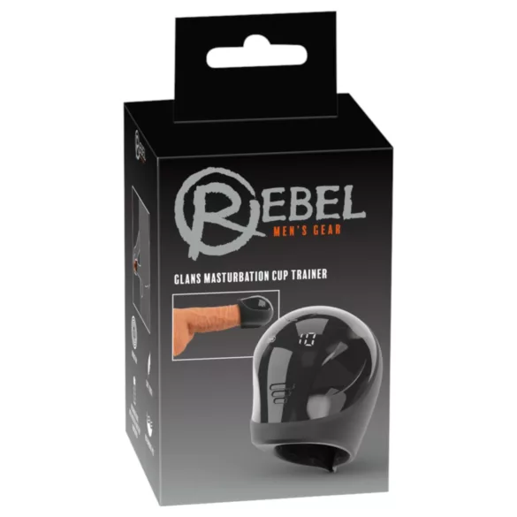 Rebel - vibrator za penis - vodoodporen - črna