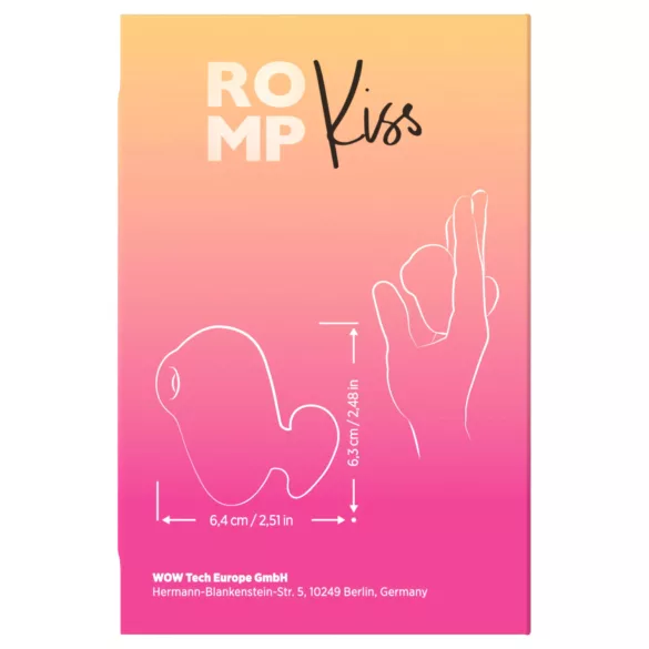 ROMP Kiss - zračni stimulator klitorisa (rožnata)